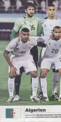 постер А4 футбол зб. Алжир 2014 Кікер / Algeria national football team poster