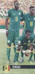 постер А4 футбол зб. Сенегал 2018 Кікер / Senegal national football team poster