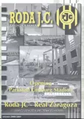 прог. Roda JC Netherlands/Нідерл.-Real Zaragoza Spain/Іспанія 2000 match program