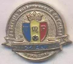 Молдова,федерація футболу,ювілей 25,офіц. важмет/Moldova football federation pin