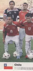 постер А4 футбол зб. Чилі 2010 Кікер /Chile national football team Kicker poster