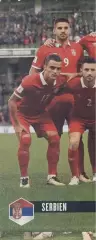 постер А4 футбол зб. Сербія 2018 Кікер / Serbia national football team poster