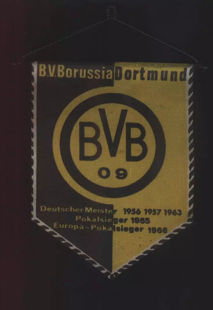 вимпел 13х11футбол Боруссія Дортмунд Німеч./Borussia D.,Germany football pennant