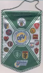 вимпел 24х16 футбол Нойбранденб*НДР /Neubrandenburg,GDR-Germany football pennant