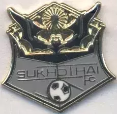 футбол.клуб Сукхотхай (Таїланд) ЕМАЛЬ / Sukhothai FC,Thailand football pin badge