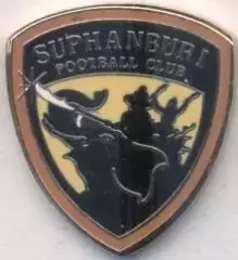 футбол.клуб Супханбурі (Таїланд) ЕМАЛЬ/Suphanburi FC,Thailand football pin badge