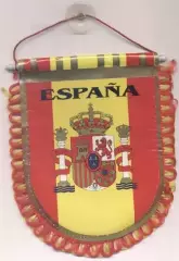 вимпел 16х13 держава Іспанія / Espana=Spain state banderin=pennant