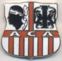 футбол.клуб Аяччо (Франція)4 ЕМАЛЬ / AC Ajaccio,France football enamel pin badge