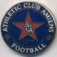 футбол.клуб Атлетік Ам'єн (Франція) ЕМАЛЬ / AC Amiens, France football pin badge