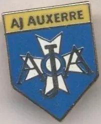 футбольний клуб Осер (Франція)1 ЕМАЛЬ / AJ Auxerre, France football enamel badge