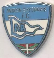 футбол.клуб Авірон Байонна (Франція)2 ЕМАЛЬ / Aviron Bayonne,France football pin