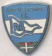 футбол.клуб Авірон Байонна (Франція)2 ЕМАЛЬ / Aviron Bayonne,France football pin