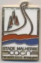футбольний клуб СМ Кан (Франція)1 ЕМАЛЬ/SM Caen,France football enamel pin badge