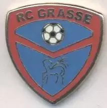 футбольний клуб Грасс (Франція) ЕМАЛЬ/RC Grasse,France football enamel pin badge