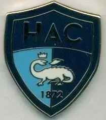 футбол.клуб Гавр (Франція)2 ЕМАЛЬ / Le Havre AC,France football enamel pin badge
