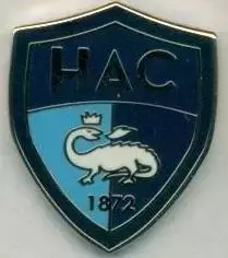 футбол.клуб Гавр (Франція)2 ЕМАЛЬ / Le Havre AC,France football enamel pin badge