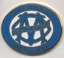 футбол.клуб Олімпік Марсель (Франція)2 ЕМАЛЬ/Olymp.Marseille,France football pin