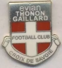 футбол.клуб Евіан Тонон (Франція)1 ЕМАЛЬ / Evian TG FC,France football pin badge