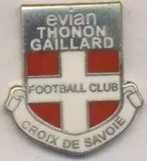 футбол.клуб Евіан Тонон (Франція)1 ЕМАЛЬ / Evian TG FC,France football pin badge