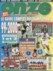 Франция,чемп-т 1999-00 спецвидання Онз/Onze Mondial France football season guide