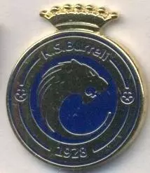 футбол.клуб Буррель (Албанія1 ЕМАЛЬ/KS Burreli,Albania football enamel pin badge