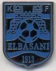 футбольний клуб Ельбасан (Албанія)1 ЕМАЛЬ/KF Elbasani,Albania football pin badge