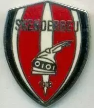 футбол.клуб Скендербеу (Албанія)2 ЕМАЛЬ / Skenderbeu Korce, Albania football pin