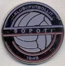 футбол.клуб Сопоті (Албанія) ЕМАЛЬ / Sopoti Librazhd, Albania football pin badge