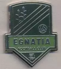 футбол.клуб Егнатія (Албанія)2 ЕМАЛЬ /KF Egnatia Rrogozhine,Albania football pin