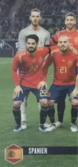 постер А4 футбол зб. Іспанія 2018 Кікер / Spain national football team poster