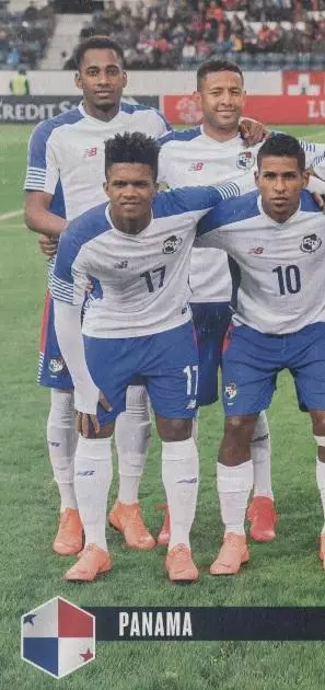 постер А4 футбол зб. Панама 2018 Кікер / Panama national football team poster