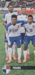 постер А4 футбол зб. Панама 2018 Кікер / Panama national football team poster
