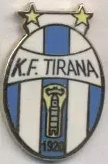 футбольний клуб КФ Тирана (Албанія)2 ЕМАЛЬ /KF Tirana,Albania football pin badge