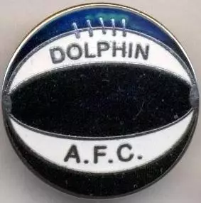 футбол.клуб Долфін (Ірландія) ЕМАЛЬ/Dolphin AFC,Rep.Ireland football replica pin