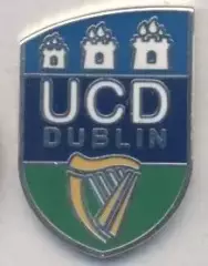 футбол.клуб ЮКД (Дублін, Ірландія)4 ЕМАЛЬ / UCD Dublin, Rep.Ireland football pin