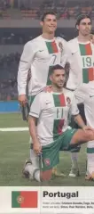 постер А4 футбол зб.Португалія 2010 Кікер/Portugal national football team poster