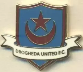 футбол.клуб Дроеда (Ірландія)2 ЕМАЛЬ/Drogheda United FC,Rep.Ireland football pin