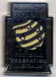 Австралія, федерація футболу,№1, ЕМАЛЬ / Australia football federation pin badge