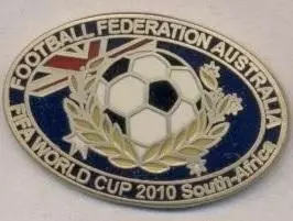 Австралія, федерація футболу,№2, ЕМАЛЬ / Australia football federation pin badge