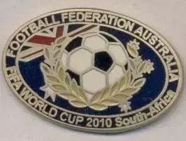 Австралія, федерація футболу,№2, ЕМАЛЬ / Australia football federation pin badge