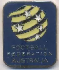 Австралія, федерація футболу,№5, ЕМАЛЬ / Australia football federation pin badge