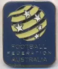 Австралія, федерація футболу,№5, ЕМАЛЬ / Australia football federation pin badge