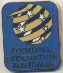 Австралія, федерац.футболу ЕМАЛЬ більший/Australia football federation pin badge