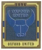 наклейка блискуча футбол Оксфорд Ю.(Англія) / Oxford United,England logo sticker