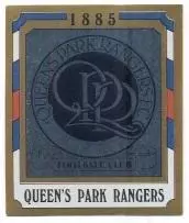 наклейка блискуча футбол Квінз Парк Р.(Англія) /Queens Park,England logo sticker