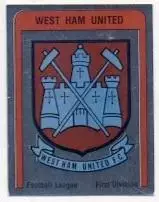 наклейка блискуча футбол Вест Хем (Англія2 /West Ham United,England logo sticker