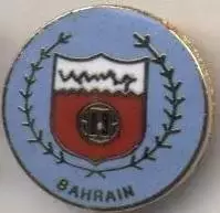 Бахрейн, федерація футболу, №1, ЕМАЛЬ / Bahrain football federation enamel badge
