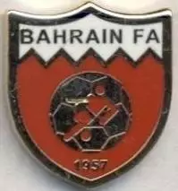 Бахрейн, федерація футболу,№2 ЕМАЛЬ/Bahrain football federation enamel pin badge