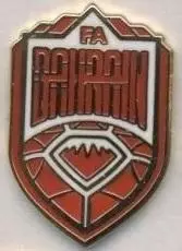 Бахрейн, федерація футболу,№5 ЕМАЛЬ/Bahrain football federation enamel pin badge