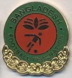 Бангладеш, федерація футболу,ювілей 50, ЕМАЛЬ/Bangladesh football federation pin